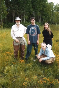 botanists at Allen Creek, June 2008